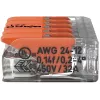 WAGO 221-415 COMPACT regleta de conexión para 5 conductores, 0,2-4 mm², pack de 25