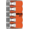 WAGO 221-415 COMPACT regleta de conexión para 5 conductores, 0,2-4 mm², pack de 25