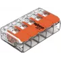 WAGO 221-415 COMPACT regleta de conexión para 5 conductores, 0,2-4 mm², pack de 25