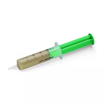 WAGO 249-130 Pasta de contacto Alu-Plus, jeringa de 20 ml, gris, para conexiones aluminio-cobre