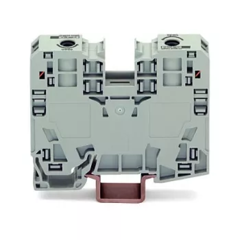 WAGO 285-135 Borne de paso de 2 conductores, 35 mm², CAGE CLAMP, gris