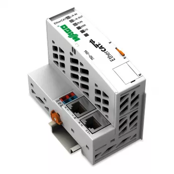 Acoplador de bus de campo EtherCAT WAGO 750-354, 100 Mbit/s, 24 VDC, carril DIN