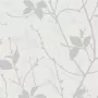 Papel pintado 122433 Belle, blanco/plata
