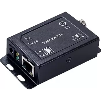 Wantec 2wIP E Adaptador PoE-BNC-Client/Receiver 1-Port