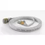 Cable de red FTP CAT6 plano Wantec 10m Blanco