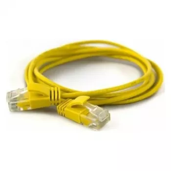 Cable de parcheo Wantec UTP CAT6a 25,00 m amarillo