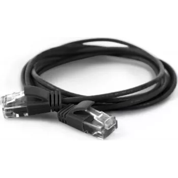 Cable de red UTP CAT6a Wantec d=2,8mm 20,00m negro
