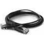 Cable de red UTP CAT6a Wantec d=2,8mm 20,00m negro