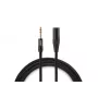 Warm Audio Premier Series Cable de audio XLR macho a TRS macho de 6,35mm 1,8m negro