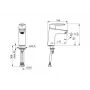 Waschtischarmatur XL 3911F SAGA grifo monomando cromado