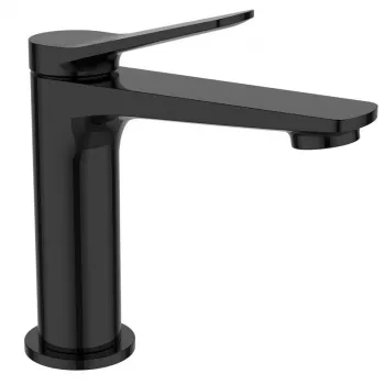 Monomando de lavabo Nestos Negro Brillante