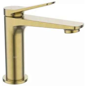 Monomando de lavabo Nestos oro cepillado