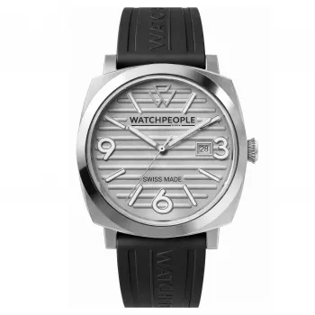 WATCHPEOPLE Reloj para mujer 700995 45mm Cuarzo Analógico Reloj Plata Acero inoxidable Milanesa