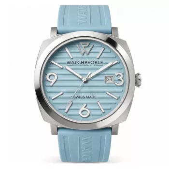 WATCHPEOPLE Reloj para mujer 700996 Analógico Cuarzo 45mm Plata Acero inoxidable