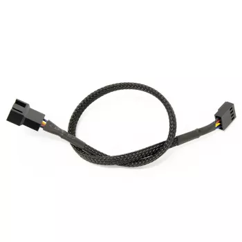 Watercool cable de extensión PWM de 4 pines, negro - 30cm