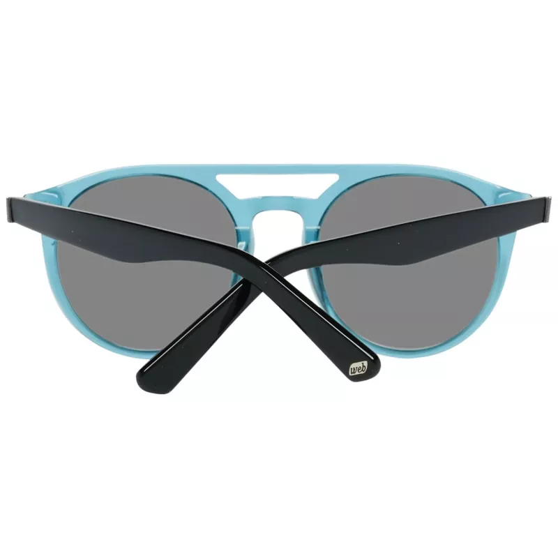 WEB EYEWEAR Gafas de sol de hombre WE0123-5187A - Montura negra, lentes grises, 51/20/145 mm