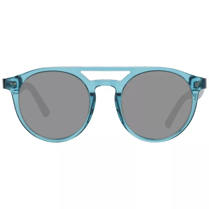 WEB EYEWEAR Gafas de sol de hombre WE0123-5187A - Montura negra, lentes grises, 51/20/145 mm