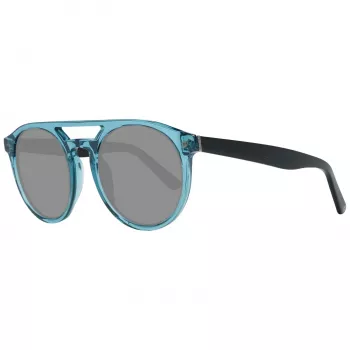 WEB EYEWEAR Gafas de sol de hombre WE0123-5187A - Montura negra, lentes grises, 51/20/145 mm