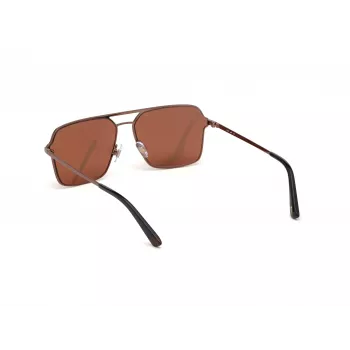 Gafas de sol WEB EYEWEAR hombre WE0261-6036E havana/marrón montura de acetato lente de policarbonato verde 60/14/145 mm