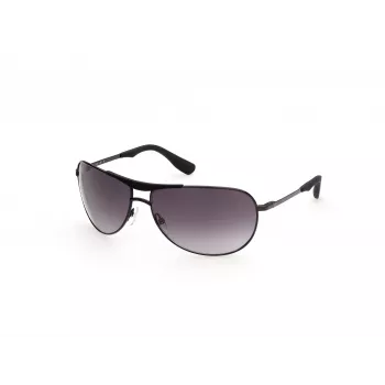 Gafas de sol WEB EYEWEAR MAN WE0296-6601B negras rectangulares 66/14/125 mm