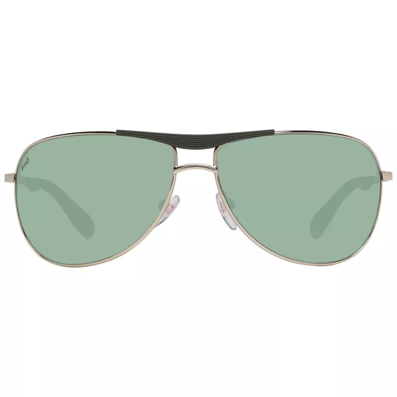 Gafas de sol polarizadas rectangulares hombre WEB EYEWEAR WE0296-6632P negro/gris 66/14/125 mm