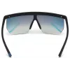 WEB EYEWEAR Gafas de sol de hombre WE0221-02Z Montura de acetato negra Lentes grises UV400