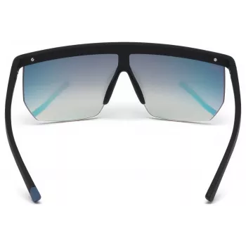WEB EYEWEAR Gafas de sol de hombre WE0221-02Z Montura de acetato negra Lentes grises UV400