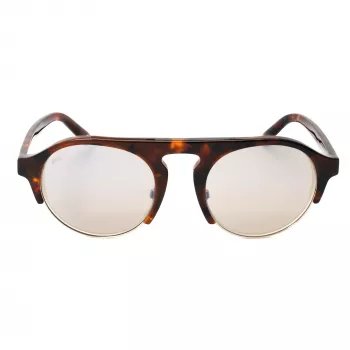WEB EYEWEAR Gafas de sol de hombre WE0224-52G Havana acetato verde policarbonato UV400 52 mm