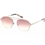 WEB EYEWEAR Gafas de sol hombre WE0248-21G Havana montura cuadrada de acetato lentes de policarbonato verdes UV400