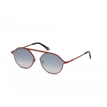 WEB EYEWEAR Gafas de sol unisex WE0198-5766C montura negra lentes grises 57 mm