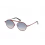 WEB EYEWEAR Gafas de sol unisex WE0198-5766C montura negra lentes grises 57 mm