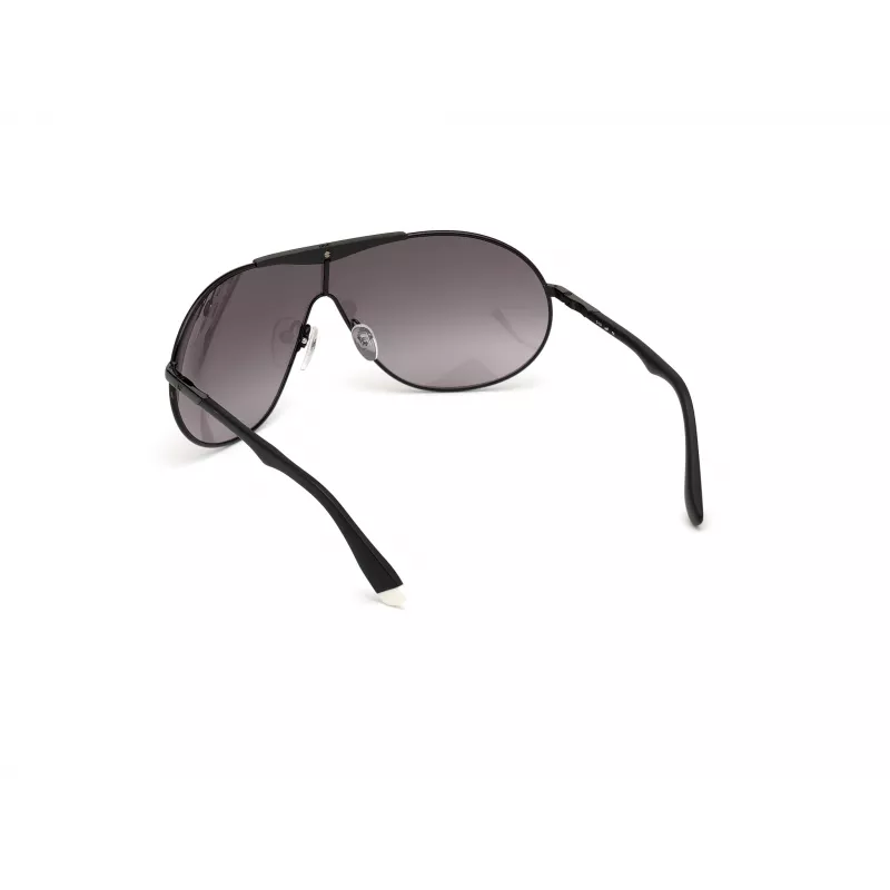 WEB EYEWEAR Gafas de sol unisex WE0282-0001B montura negra cristales grises UV400 categoría 3