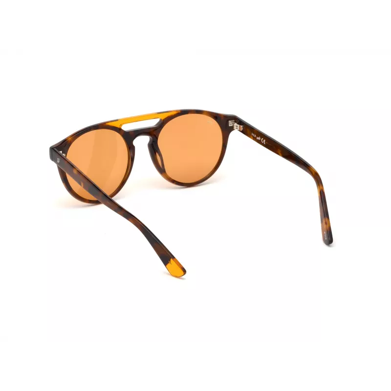 WEB EYEWEAR Unisex WE0262-5156J Gafas de sol rectangulares acetato Havana/marrón degradado lente 51/19/145 mm UV400