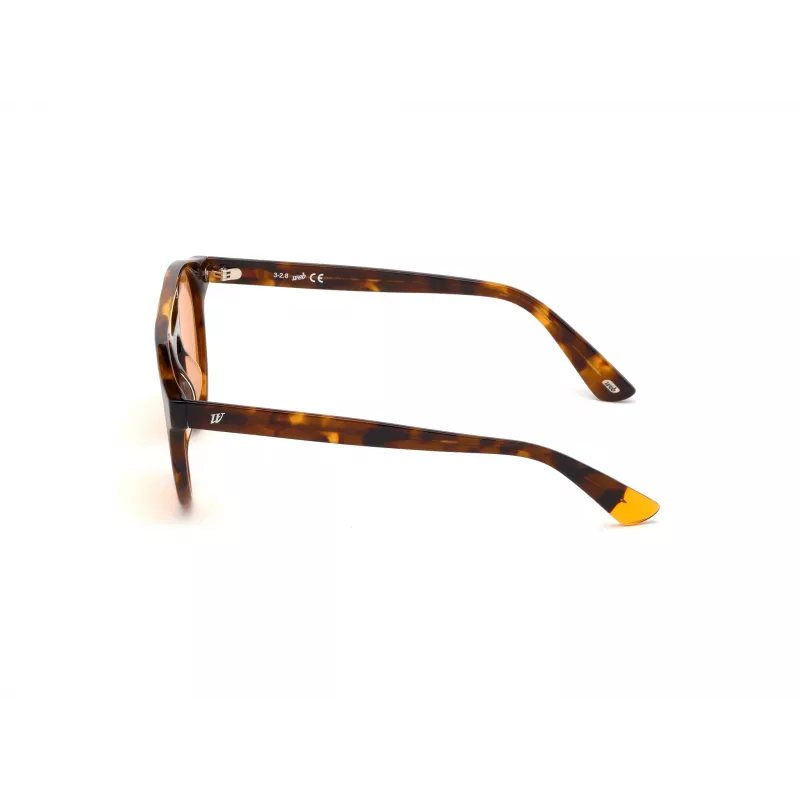 WEB EYEWEAR Unisex WE0262-5156J Gafas de sol rectangulares acetato Havana/marrón degradado lente 51/19/145 mm UV400