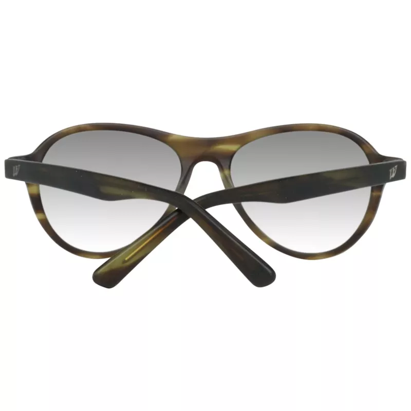 WEB EYEWEAR WE0128-5494N Gafas de sol unisex montura de acetato havana lentes de policarbonato marrones 54mm