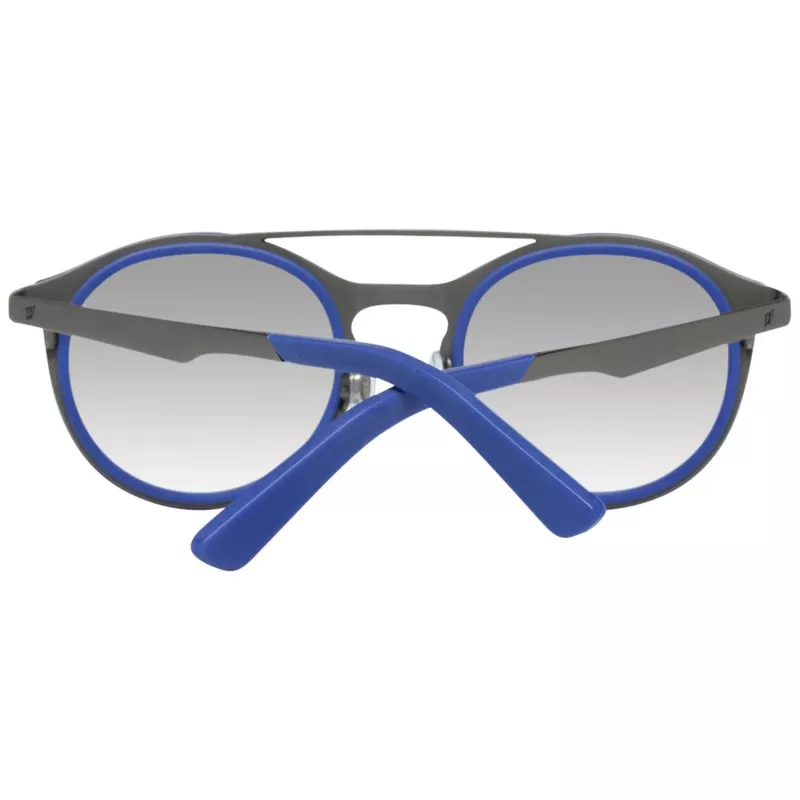 Gafas de sol unisex WEB EYEWEAR WE0143-4991X, montura cuadrada de acetato, lentes grises, 49/22/140 mm