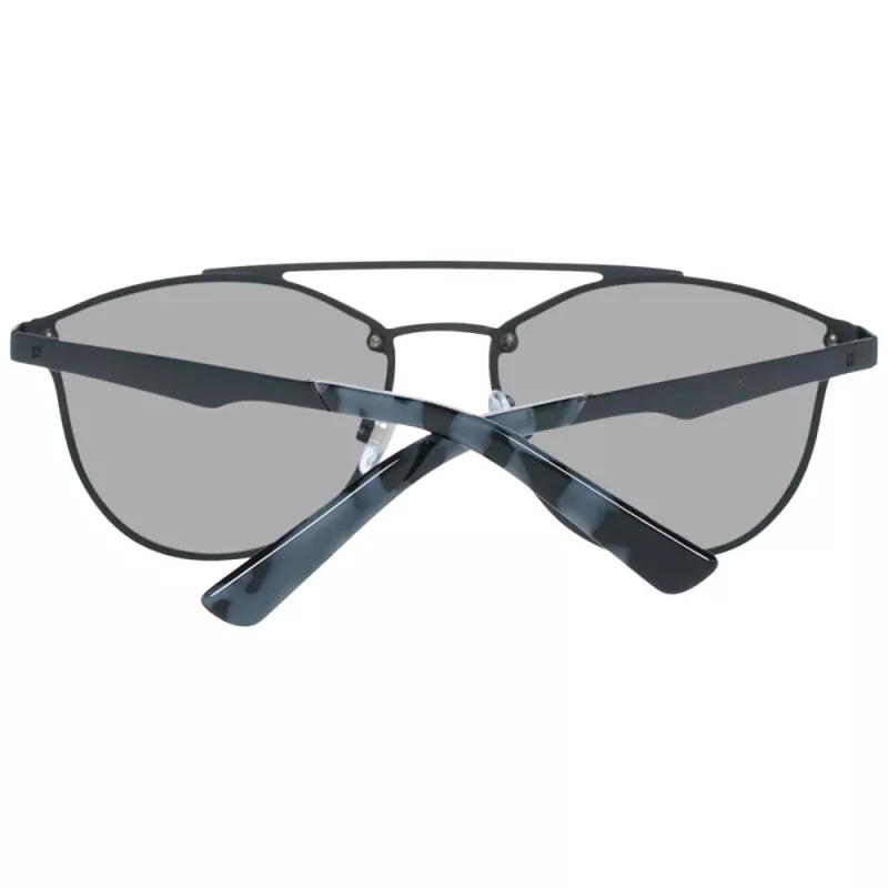 WEB EYEWEAR WE0189-02C Gafas de sol unisex - Montura negra lentes grises 59mm
