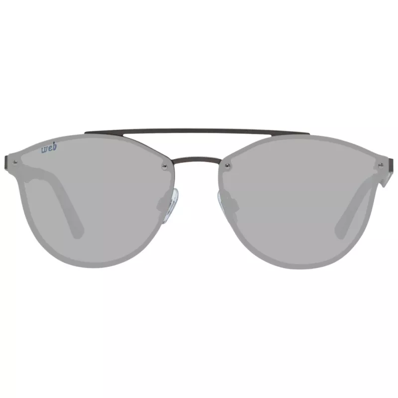 WEB EYEWEAR WE0189-5909V Gafas de Sol Cuadradas Unisex Montura de Acetato Havana Lente de Policarbonato Marrón 59mm
