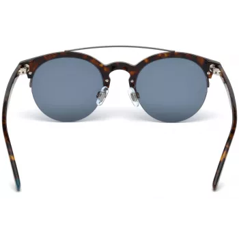 WEB EYEWEAR WE0192-52V Gafas de sol unisex montura de acetato havana lentes marrones degradadas 49 mm