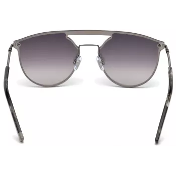 WEB EYEWEAR WE0193-08C Gafas de sol rectangular unisex montura de acetato habana lentes de policarbonato marrones UV400