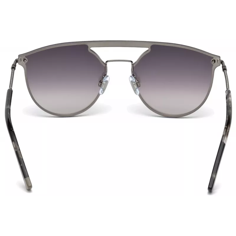 WEB EYEWEAR WE0193-08C Gafas de sol rectangular unisex montura de acetato habana lentes de policarbonato marrones UV400