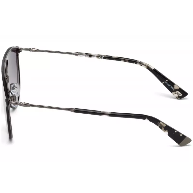 WEB EYEWEAR WE0193-08C Gafas de sol rectangular unisex montura de acetato habana lentes de policarbonato marrones UV400