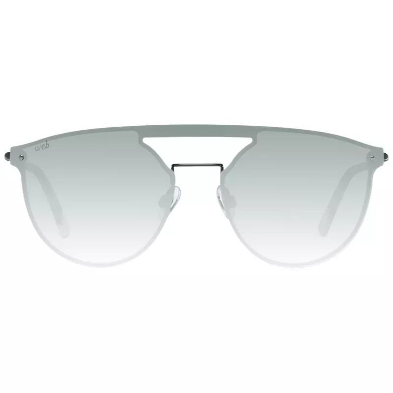 WEB EYEWEAR WE0193-13802Q Gafas de sol unisex montura negra lentes grises 55 mm