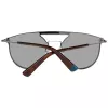 WEB EYEWEAR WE0193-13808V Gafas de sol unisex - Montura negra brillante, lentes gris humo, 54 mm