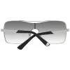 WEB EYEWEAR WE0202-16C Gafas de sol unisex, montura negra brillante, lentes grises, 54 mm