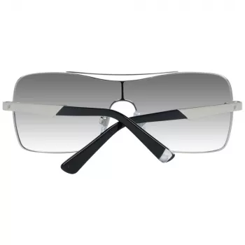 WEB EYEWEAR WE0202-16C Gafas de sol unisex, montura negra brillante, lentes grises, 54 mm