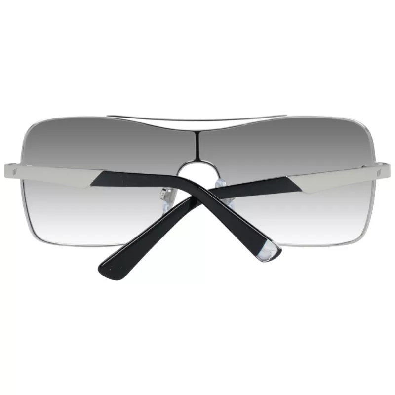 WEB EYEWEAR WE0202-16C Gafas de sol unisex, montura negra brillante, lentes grises, 54 mm
