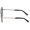 WEB EYEWEAR WE0202-16C Gafas de sol unisex, montura negra brillante, lentes grises, 54 mm