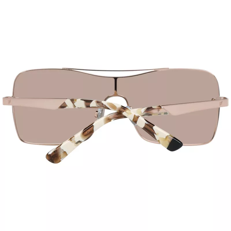 WEB EYEWEAR WE0202-34G Gafas de sol unisex de acetato havana con lentes de policarbonato verdes UV400