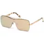 WEB EYEWEAR WE0202-34G Gafas de sol unisex de acetato havana con lentes de policarbonato verdes UV400